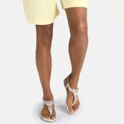 New BUFFALO Rhonda Sandales Veganes Beige