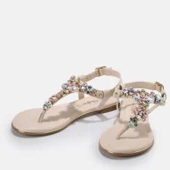 New BUFFALO Rhonda Sandales Veganes Beige