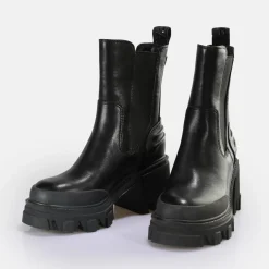 Hot BUFFALO Riot Chelsea Bottines Vegan Noir