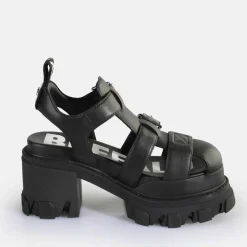 Store BUFFALO Riot Trawl Sandales A Talon Veganes Noir