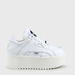 Cheap BUFFALO Rising Baskets Towers Cuir Nappa Blanc