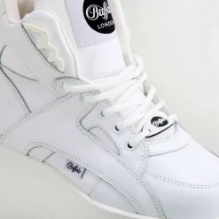 Outlet BUFFALO Rising Towers High En Cuir Souple Blanc