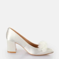 New BUFFALO Robyn Rose Sandales A Talon Ivoire Blanc