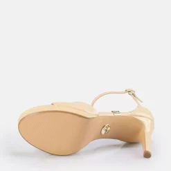 Shop BUFFALO Ronja Sandales A Talon Vegan Beige
