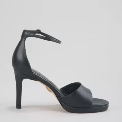 Outlet BUFFALO Ronja-Sandal Heel-Imi Nappa-Black Noir