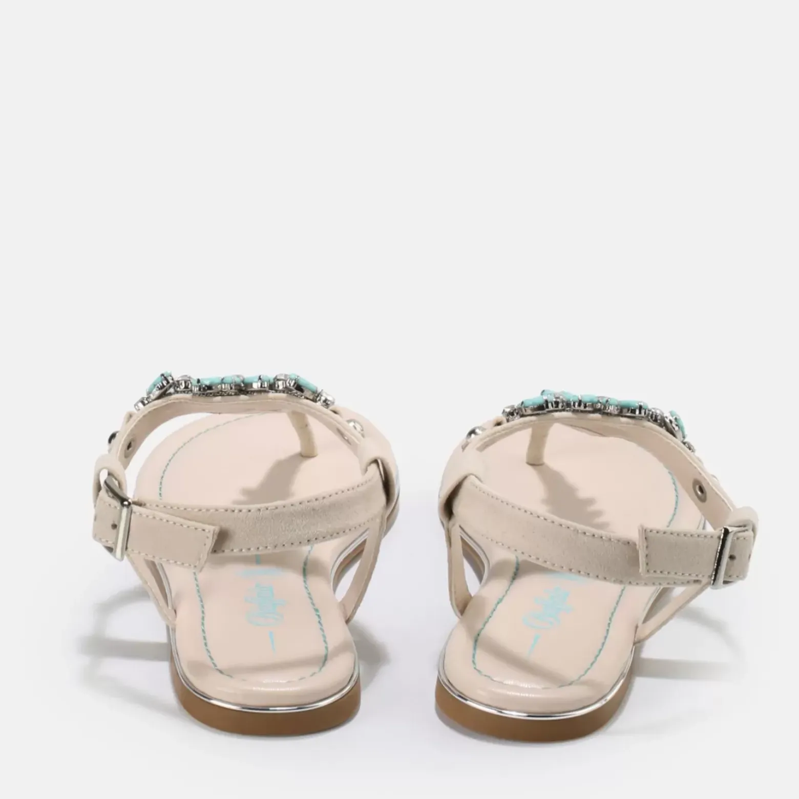 Flash Sale BUFFALO Rosalie Sandales Veganes Vert Menthe Turkis