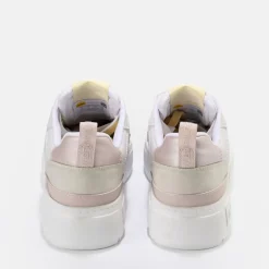 Sale BUFFALO Rse Fox Lo Baskets Veganes Blanc Rose Vif