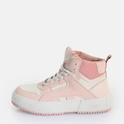 Flash Sale BUFFALO Rse Mid Baskets Hautes Vegan Rose/ Blanc