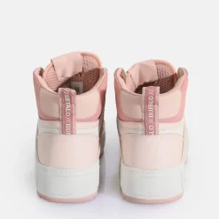 Flash Sale BUFFALO Rse Mid Baskets Hautes Vegan Rose/ Blanc
