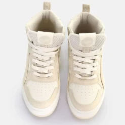 Best Sale BUFFALO Rse Mid Baskets Hautes Vegan Beige