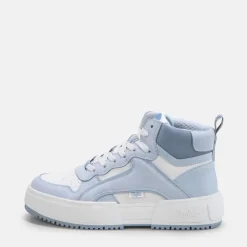 Cheap BUFFALO Rse Mid Baskets Hautes Veganes Bleu