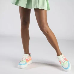 Store BUFFALO Rse V2 Baskets Basses Veganes Blanc/Fluo Multicolore Blanc/Multi