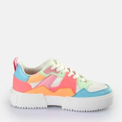 Store BUFFALO Rse V2 Baskets Basses Veganes Blanc/Fluo Multicolore Blanc/Multi