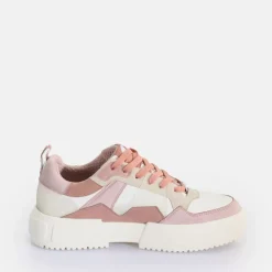 Shop BUFFALO Rse V2 Baskets Basses Vegan Rose Clair/ Blanc