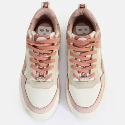 Shop BUFFALO Rse V2 Baskets Basses Vegan Rose Clair/ Blanc