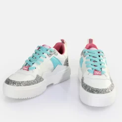 Clearance BUFFALO Rse V2 Baskets Basses Veganes Blanc/Argente Silber/Weis