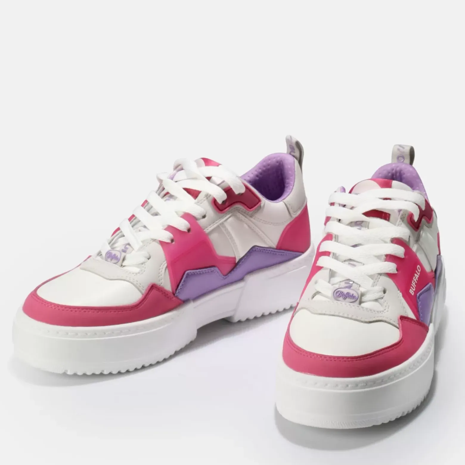 New BUFFALO Rse V2 Baskets Veganes Fuschia Fuchsia