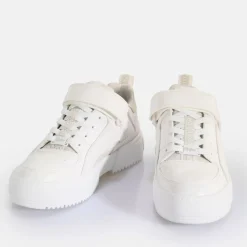 Shop BUFFALO Rse Velc Baskets Basses Vegan Blanc