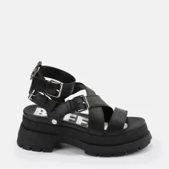 Online BUFFALO Rude Up Sandales A Plateforme Veganes Noir