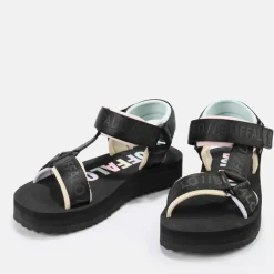 Online BUFFALO Sage Track Sandales A Plateforme Veganes/Multicolore Noir