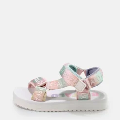 Sale BUFFALO Sage Track Sandales A Plateforme Veganes/Multicolore Blanc