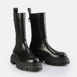 Outlet BUFFALO Scape Chelsea Hi Bottines Noir