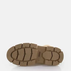 Shop BUFFALO Scape Laceup Hi Warm Bottines Creme