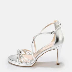 Shop BUFFALO Serena Bow Sandales Veganese Argent