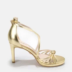 Fashion BUFFALO Serena Bow Sandales Veganes D E Or