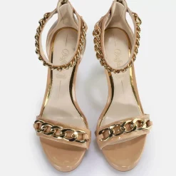 Discount BUFFALO Serena Chain Sandales A Talon Vegan Blush