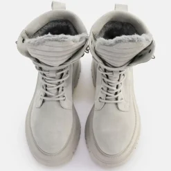 Cheap BUFFALO Shade Laceup Hi Warm Bottines Gris