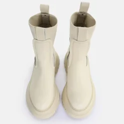 Shop BUFFALO Shade Sock Chelsea Bottines Creme