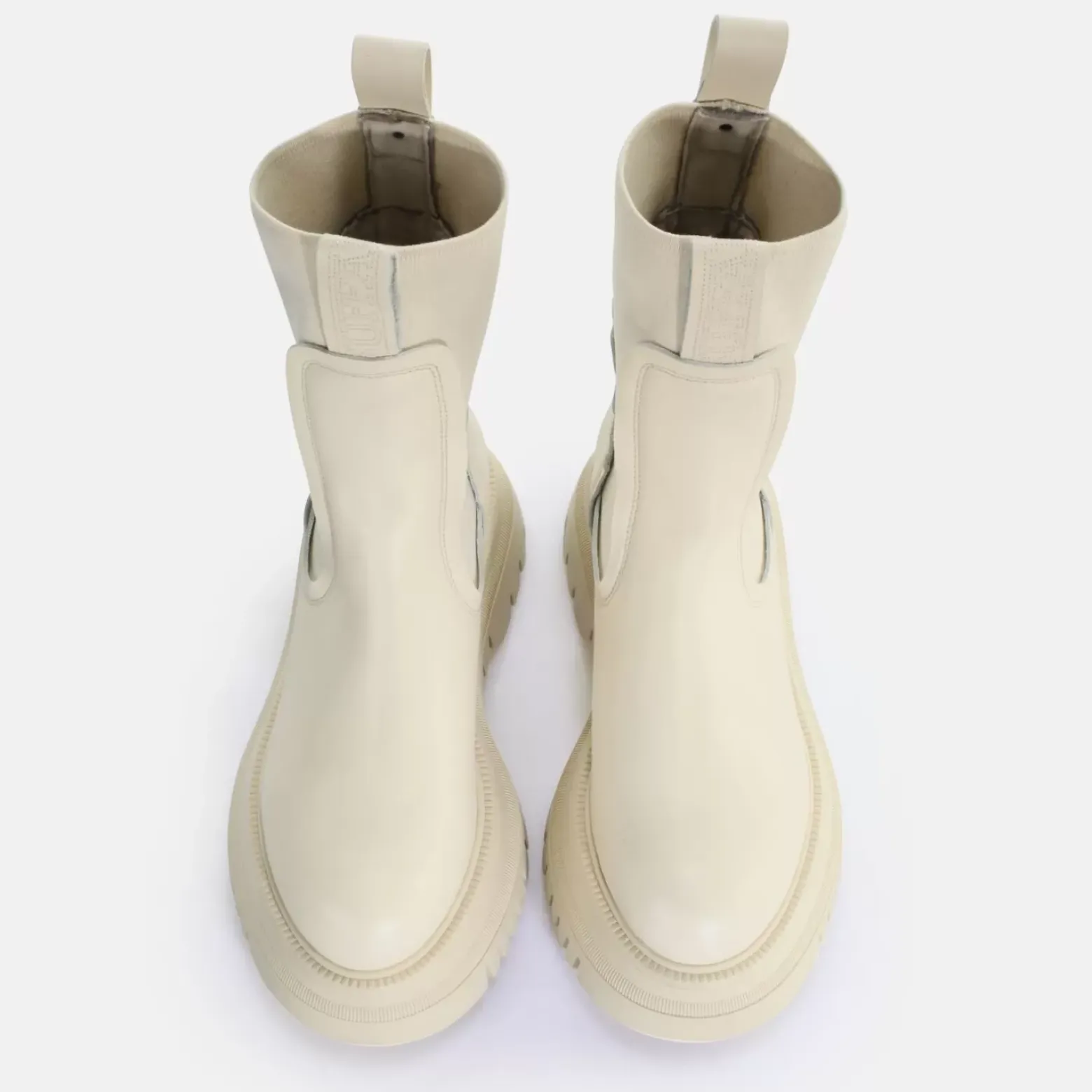 Shop BUFFALO Shade Sock Chelsea Bottines Creme