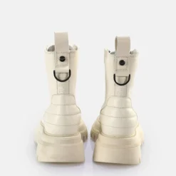 Hot BUFFALO Shade Zip Mid Bottines Creme