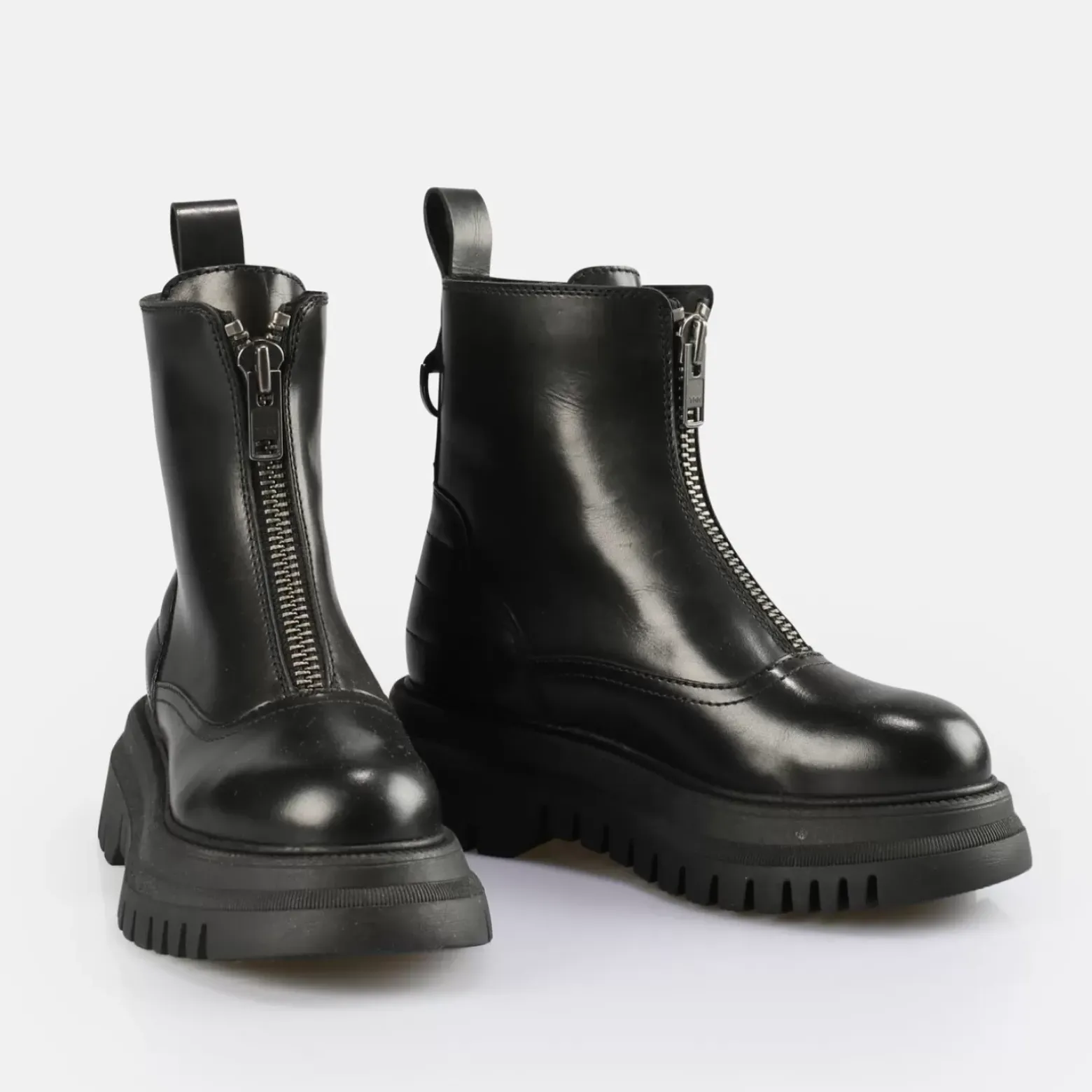 Best BUFFALO Shade Zip Mid Bottines Noir