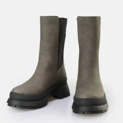 Sale BUFFALO Shari Bottines Vegan Taupe
