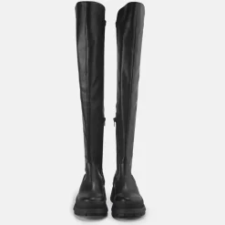 Store BUFFALO Sofia Bottes Plates Veganes Noir