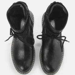 Outlet BUFFALO Stash Bottines Cheville Veganes Noir