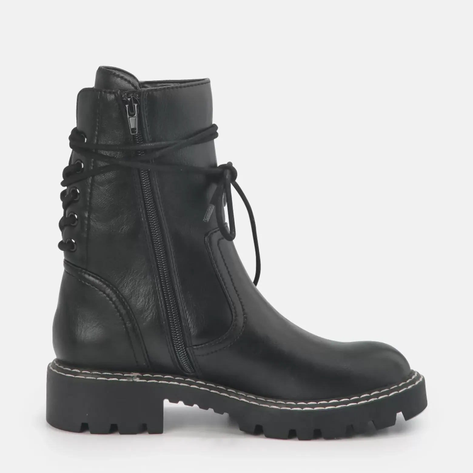 Outlet BUFFALO Stash Bottines Cheville Veganes Noir