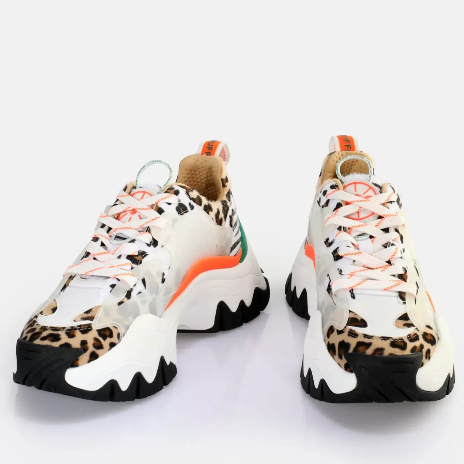 Flash Sale BUFFALO Trail Baskets Basses Veganes Mix Animal Blanc White/Animal