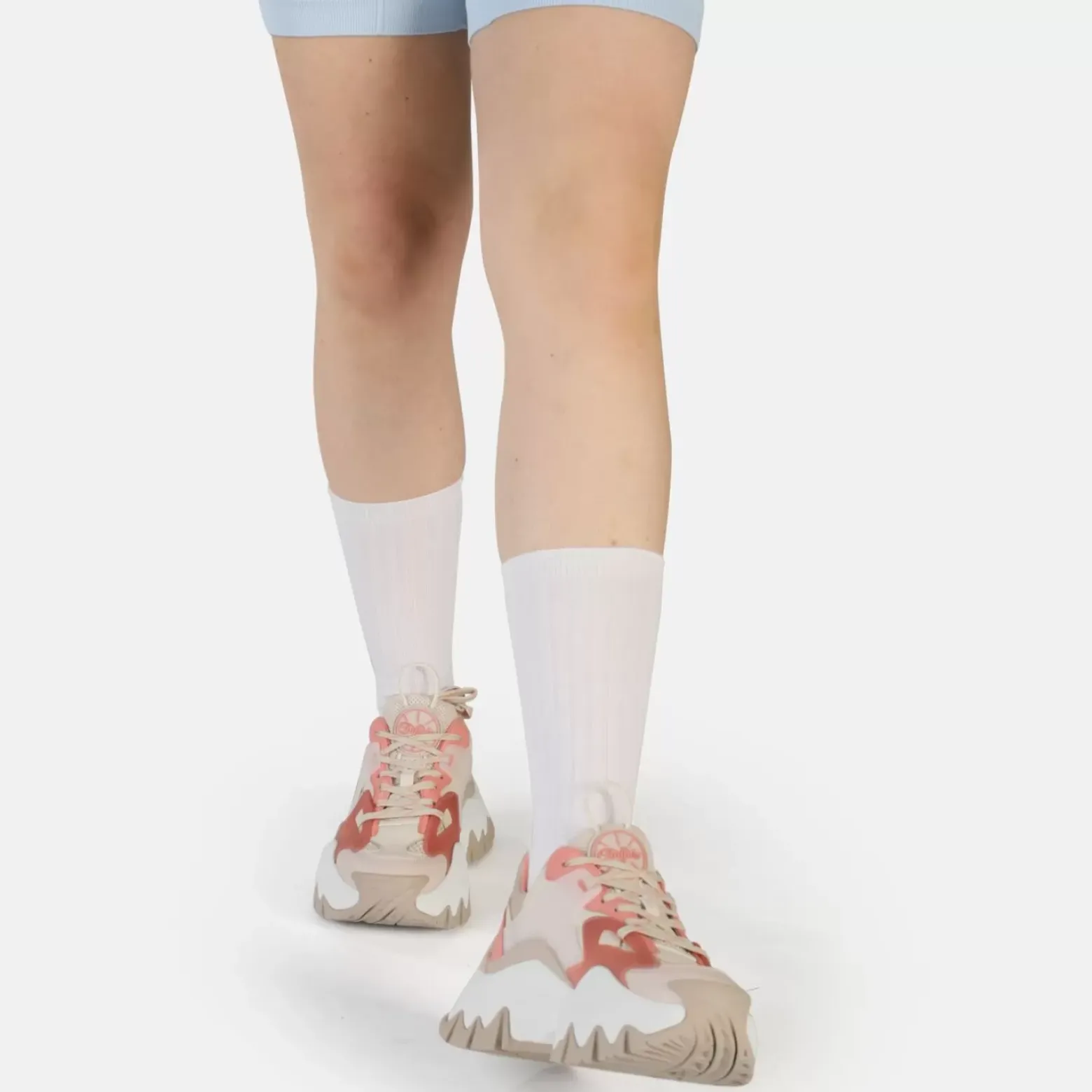 Cheap BUFFALO Trail One Baskets Basses Vegan/Rose Creme