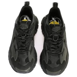 Cheap BUFFALO Trail One Baskets Basses Vegan Noir