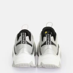 Discount BUFFALO Trail One Baskets Basses Vegan Argent/ Noir