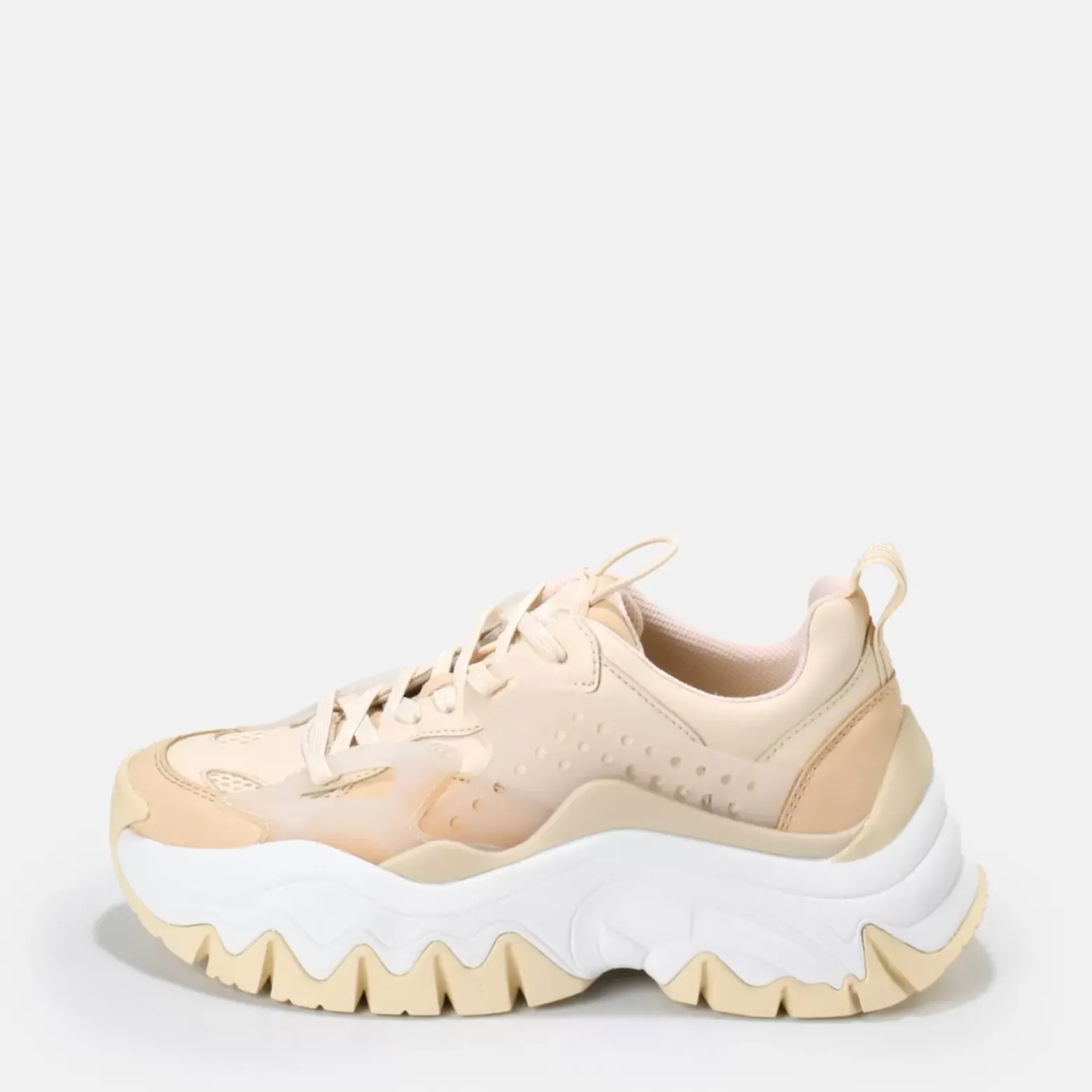 Cheap BUFFALO Trail One Baskets Veganes Creme Creme-Weis