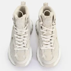 Clearance BUFFALO Trail Two Baskets Mid Beige Blanc Casse