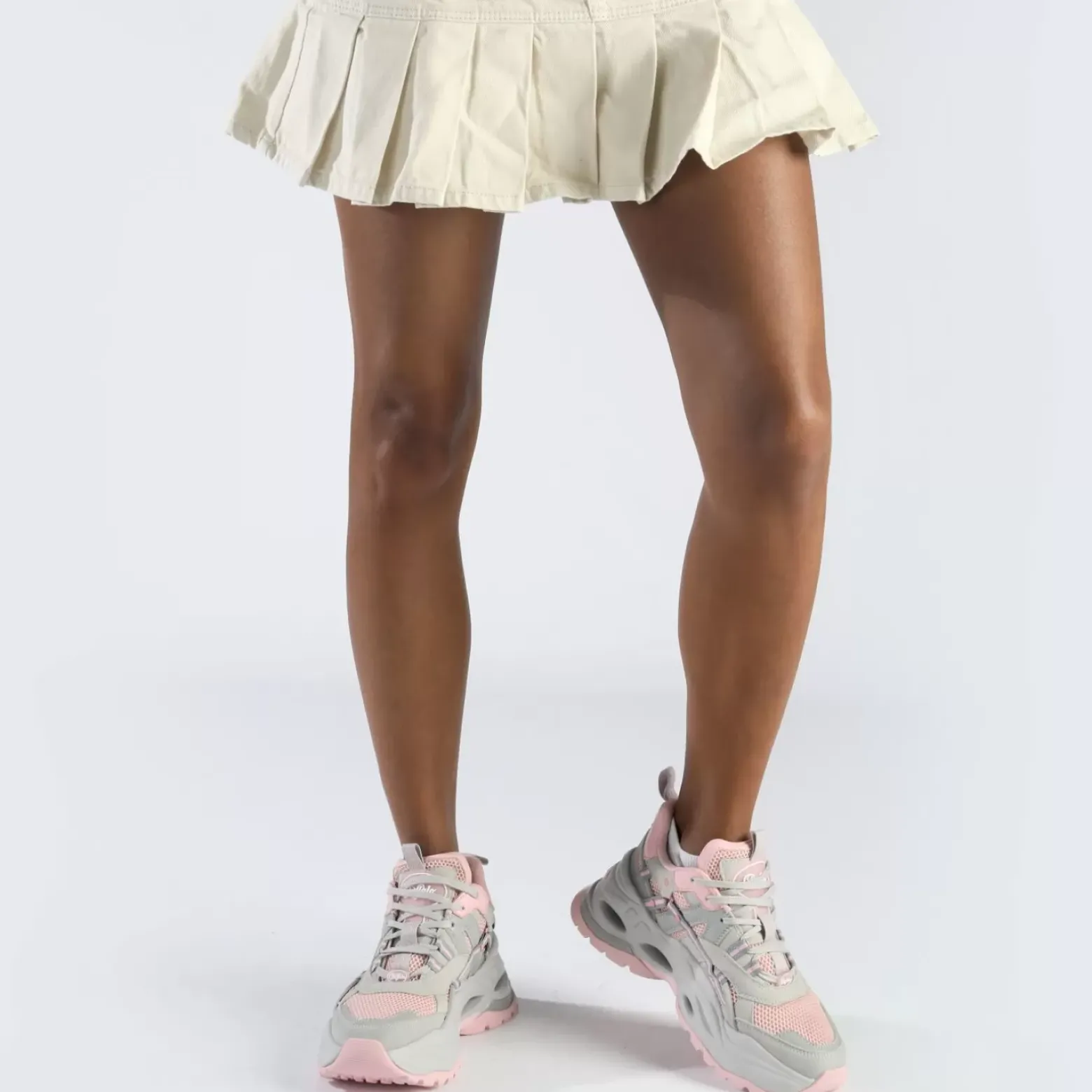 Sale BUFFALO Triplet Hollow Baskets Basses Vegan/Rose Gris