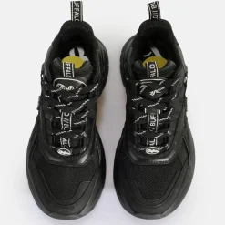 Store BUFFALO Triplet Hollow Baskets Basses Vegan Noir