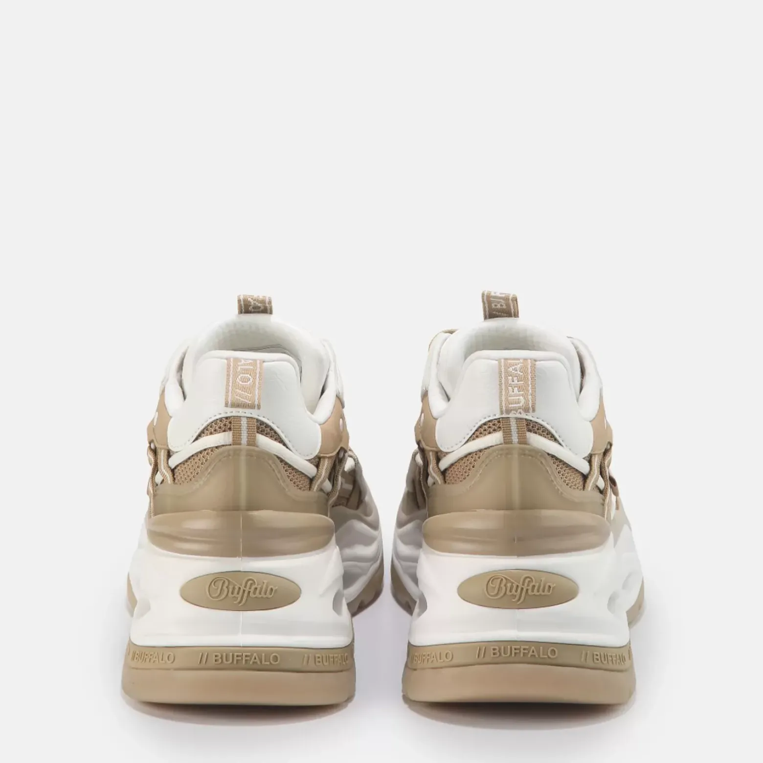 Sale BUFFALO Triplet Hollow Baskets Basses Veganes Beige