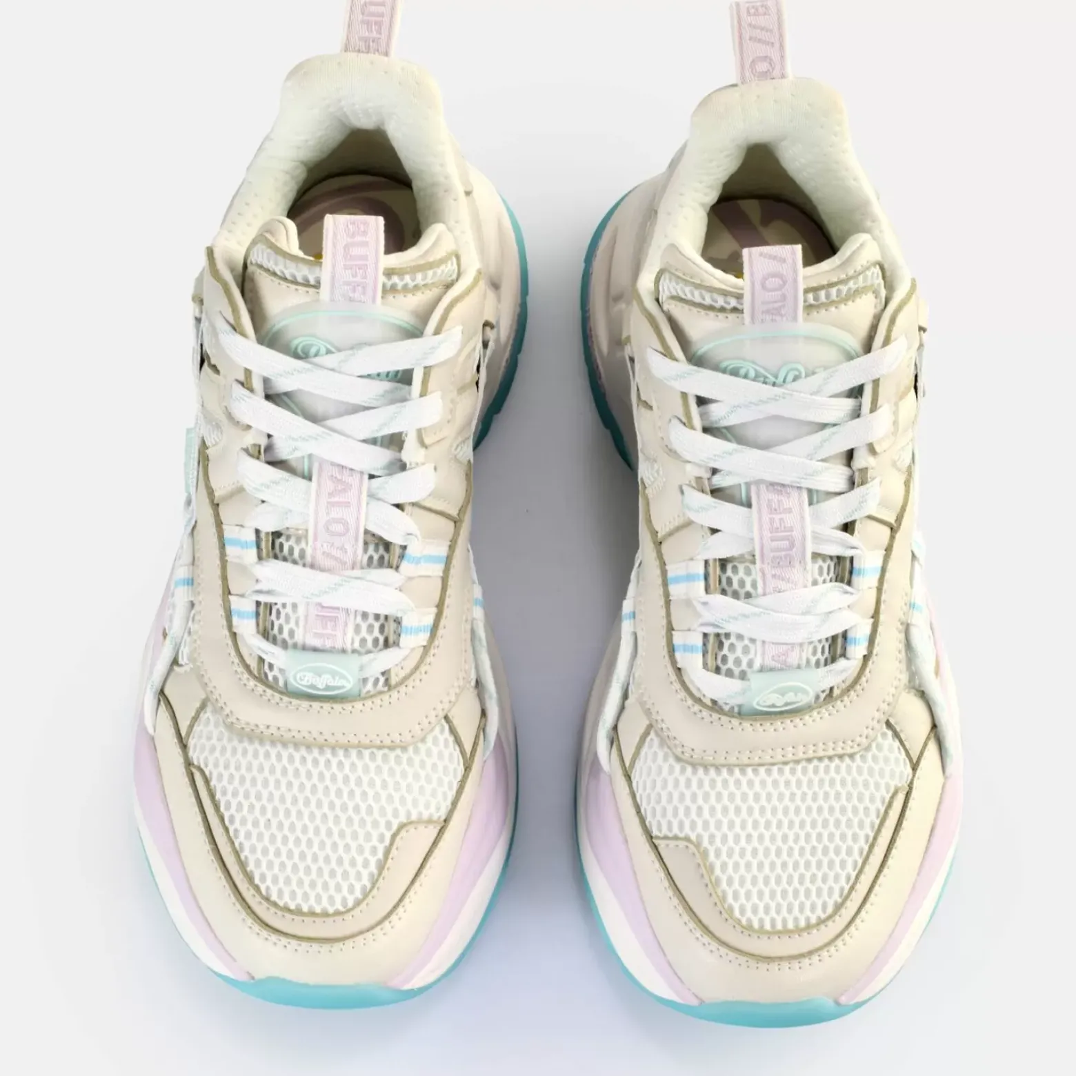 Flash Sale BUFFALO Triplet Hollow Baskets Basses Veganes Pastel Multicolore Pastell Multi