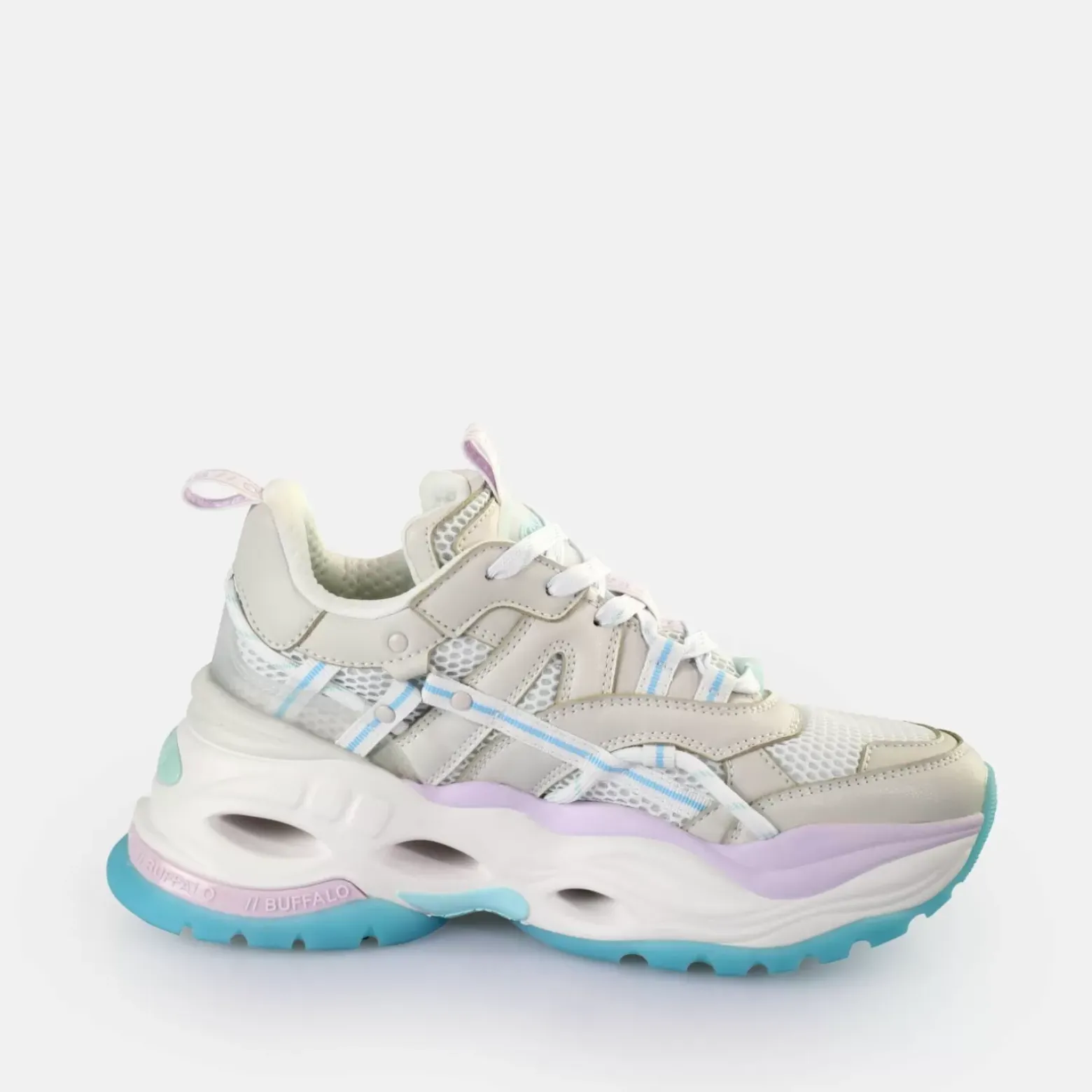 Flash Sale BUFFALO Triplet Hollow Baskets Basses Veganes Pastel Multicolore Pastell Multi